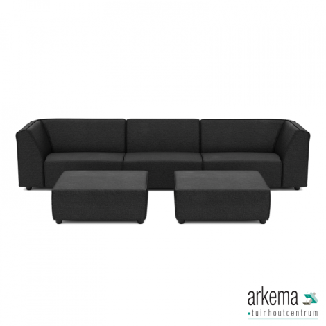 Chill loungeset 6-zits + 2 hockers Anthracite