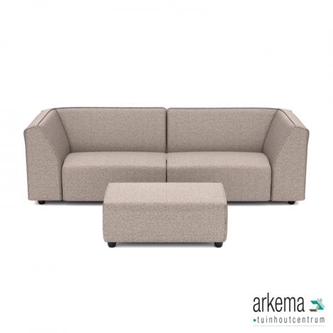 Chill loungeset 3-zits + hocker small Light Taupe