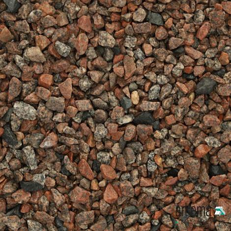 25 kg Graniet split rood 8-16 mm