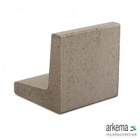 L-element 50x50x100 cm Grijs