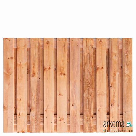 Tuinscherm Casablanca, Red Class Wood geïmpregneerd ME vuren, RVS-geschroefd, 21-planks (19+2) 180 x 130 cm