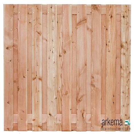 Tuinscherm Salzburg, douglas, RVS-geschroefd, 19-planks (17+2) 180 x 180 cm