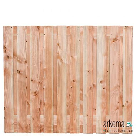 Tuinscherm Zwarte Woud, douglas, RVS-geschroefd, 21-planks (19+2) 180 x 150 cm