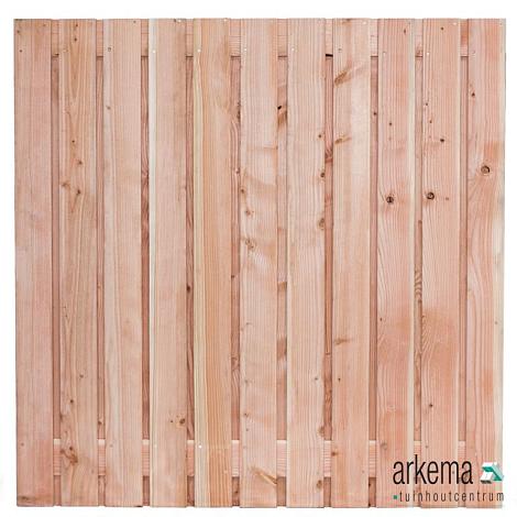 Tuinscherm Harz, douglas, RVS-geschroefd, 23-planks (21+2) 180 x 180 cm