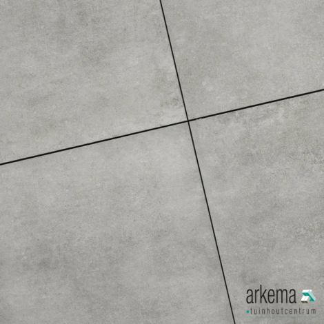 Keramiek 60x60X3 cm Cemento Grigio TRE