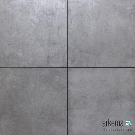 Keramiek 60x60X3 cm Cemento Grigio TRE