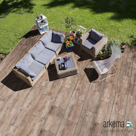 GeoCeramica® 120x30x4 Timber Noce