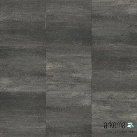 60Plus Soft Comfort 60x60x4 cm Grijs/Zwart