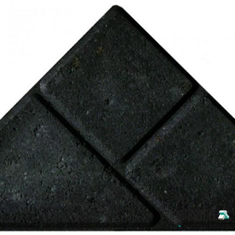Bisschopsmuts BSS 8 cm KOMO zwart met deklaag