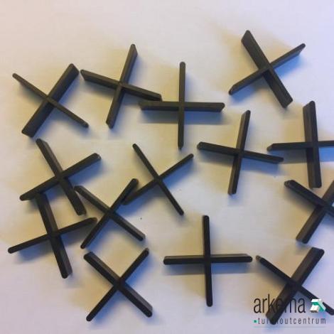 King-Assistant voegkruis zwart 2 mm 2x10x40 mm (per zak 100 stuks)