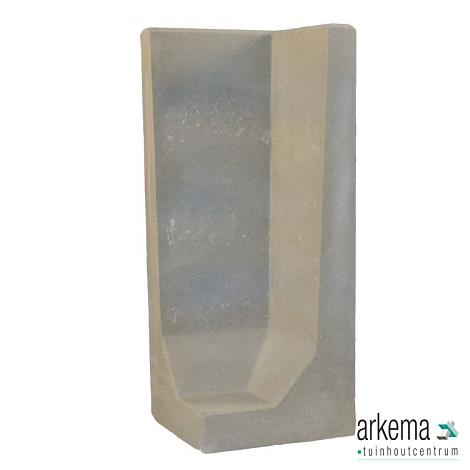 L-Hoeksteen Grijs 100x40x40cm