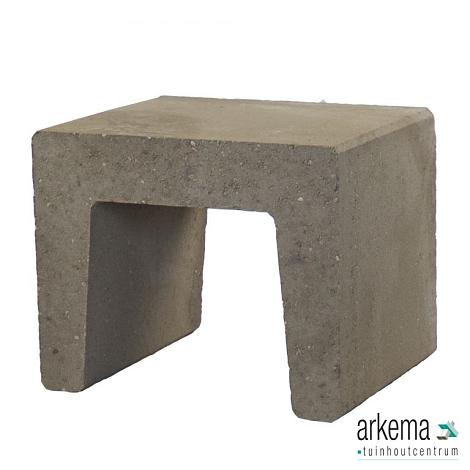 U-Steen Grijs 40x50x40cm
