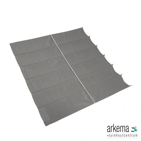 Harmonica schaduwdoek, B 2,0 x L 5,0m, Antraciet