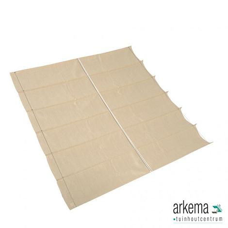 Harmonica schaduwdoek, B 2,0 x L 3,0m, Gebroken Wit