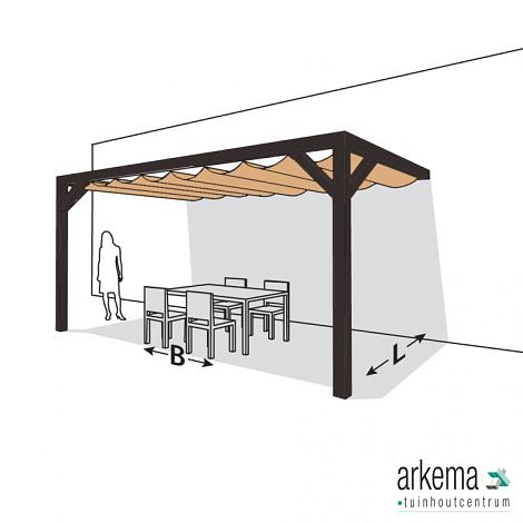 Nesling pergola ALU ANTRA 