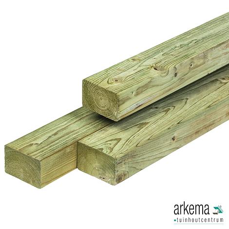 NE vuren timmerhout geïmpregneerd 4.4x7.0x360cm geschaafd 4rh