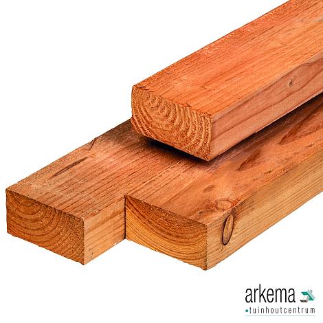 Lariks/Douglas ligger ongedroogd 5.0x10.0x400cm fijnbezaagd
