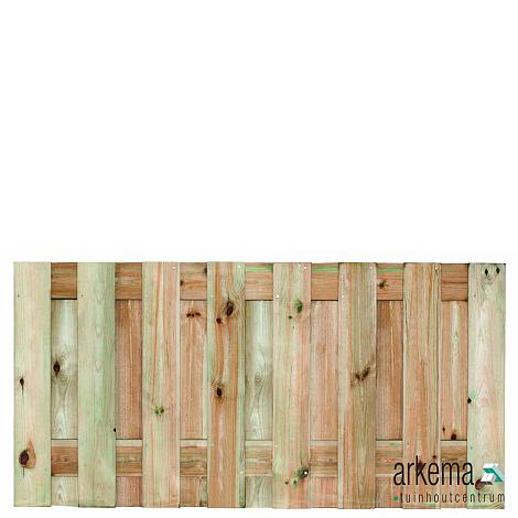 Tuinscherm geïmp. 17 planks (15+2) Coevorden 90x180cm