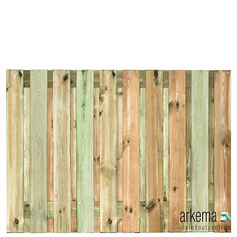 Tuinscherm geïmp. 21 planks (19+2) Enschede 130x180cm