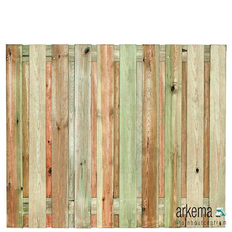 Tuinscherm geïmp. 21 planks (19+2) Enschede 150x180cm