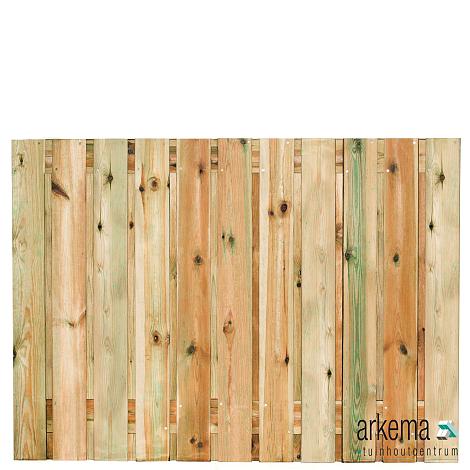Tuinscherm geïmp. 23 planks (21+2) Zaltbommel 130x180cm