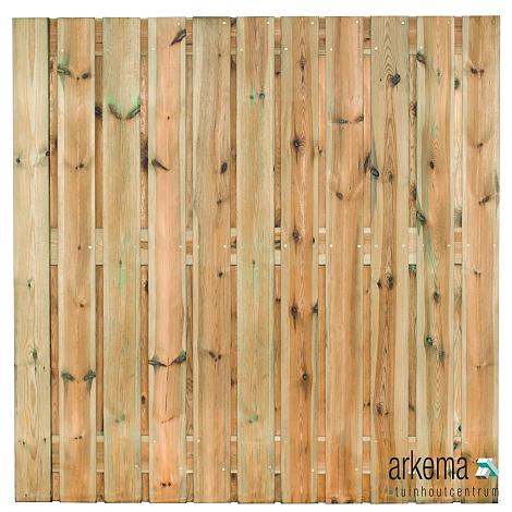 Tuinscherm geïmp. 23 planks (21+2) Zaltbommel 180x180cm