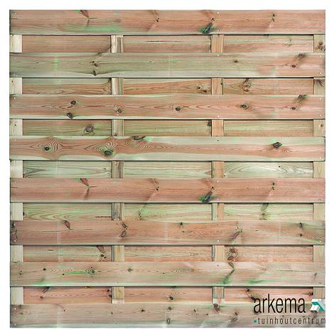 Tuinscherm geïmpregneerd 15 planks Erica H180xB180cm