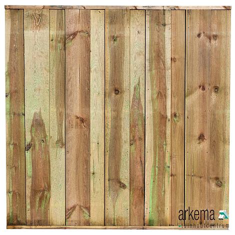 Tuinscherm geïmpregneerd 11 planks Losser H180xB180cm fijnbezaagd