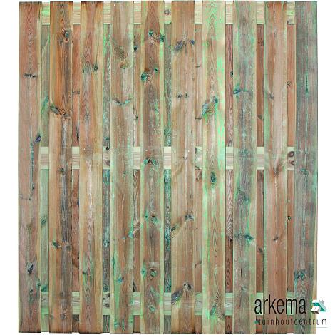 Tuinscherm geïmp. 22 planks (19+3) Privé H195xB180cm