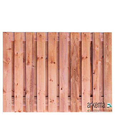 Tuinscherm Red Class Wood (19+2) 21-pl. Casablanca 130x180cm