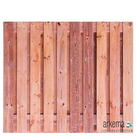 Tuinscherm Red Class Wood (19+2) 21-pl. Casablanca 150x180cm