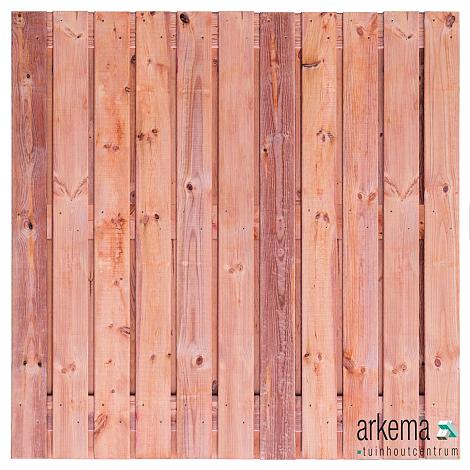 Tuinscherm Red Class Wood (21+2) 23-pl. Agadir 180x180cm