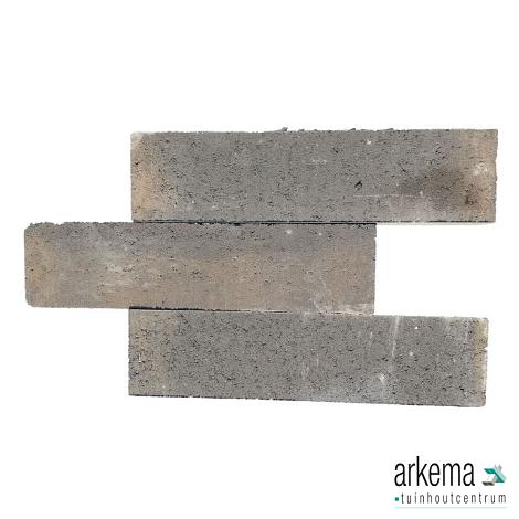 Patioblok strak 60x12x12 cm Bruin/Zwart