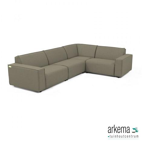 Icon loungeset 6-zits hoek (rechts) Olive Green