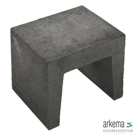 U-ELEMENT ZWART 40X40X50CM