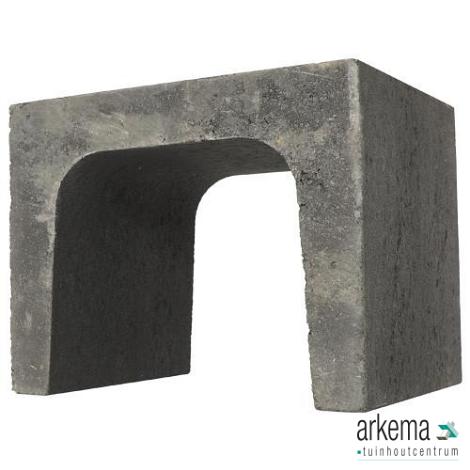 U-element 40x40x50 cm Antraciet