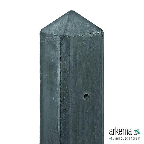 Berton©-paal IJssel antraciet, diamantkop 10 x 10 x 190 cm hoekmodel