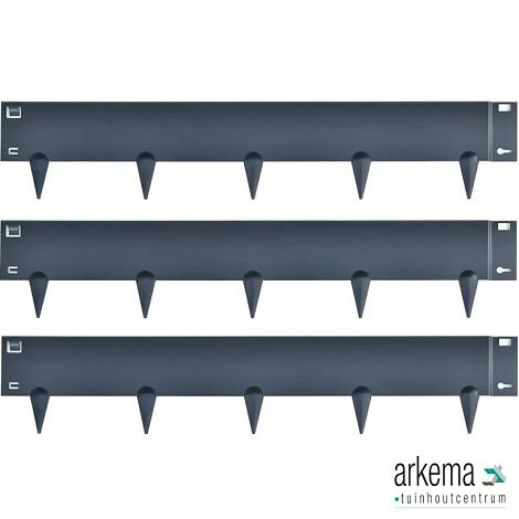 kantopsluiting MA Edge antraciet 106x21x1.5mm incl. 8cm punt