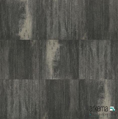 Terrastegel+ 60x60x4 cm Grijs/Zwart