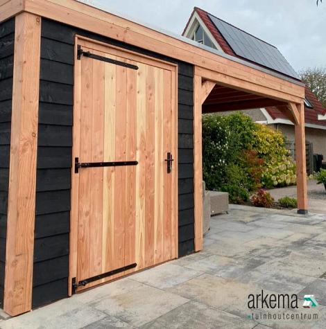 Opgeklampte deur enkel XL 1200x2100mm + kozijn 1335x2170mm (zonder hang- en sluitwerk)