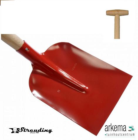 Betonschop MU-0 Rood gehard 110 cm Gebogen