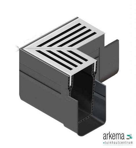 ACO Slim-Line hoekst.incl.blank alu rstr