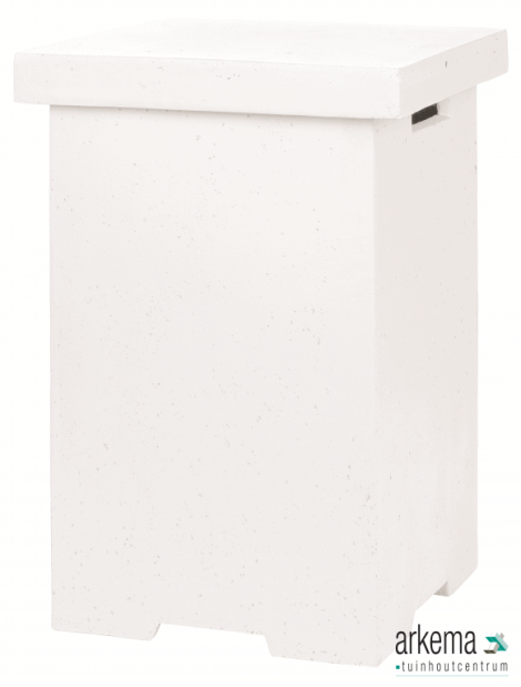 Enclosure (Bijzettafel) LPG Tank wit 410 x 410 x 620