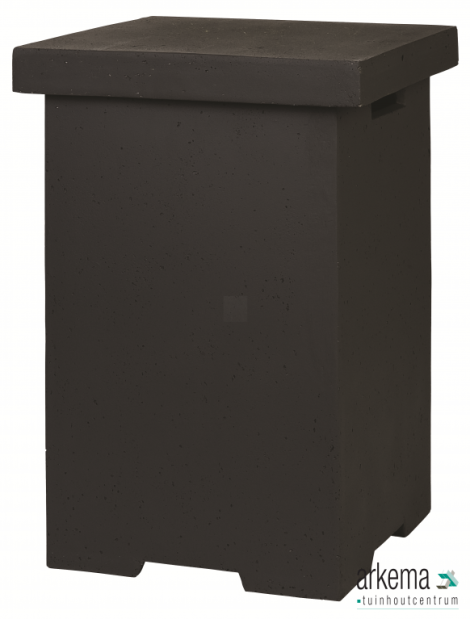 Enclosure (Bijzettafel) LPG Tank zwart 410 x 410 x 620