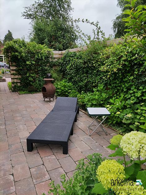 Trommel 20x30x6 cm bruin/zwart
