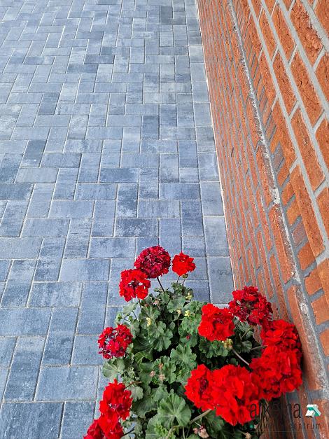 Design brick 8 cm nero/grey komo