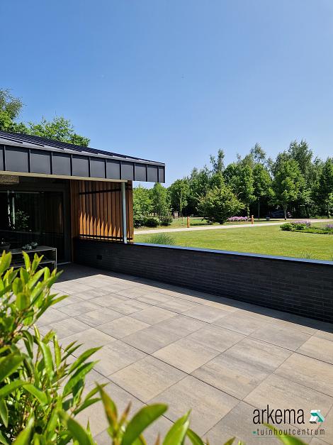 Patio square 60x60x4 cm grigio camello