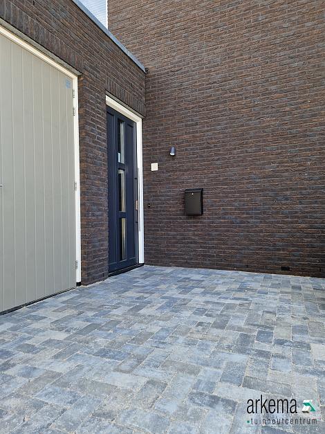 Antieke trommel betonstraatsteen 6 cm oud dokkum