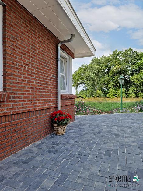 Design brick 6 cm nero/grey komo