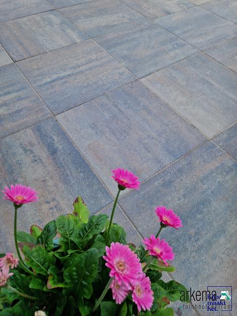 Patio square 60x60x4 cm tricolore